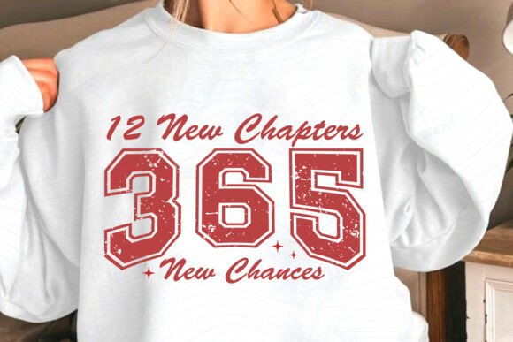 12 New Chapters 365 New Chances PNG SVG