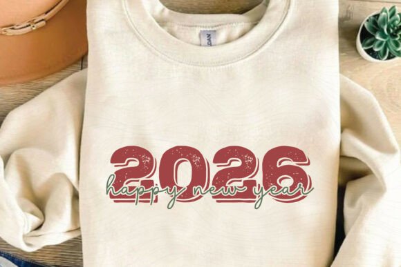2026 Happy New Year 2026 SVG PNG Design