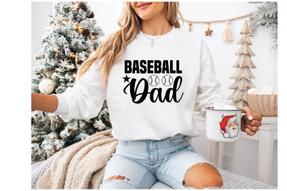 Baseball Dad Svg T Shirt Design