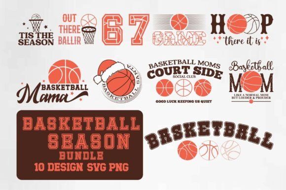 Basketball Season Bundle SVG PNG