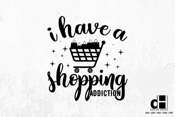Black Friday Shopping SVG PNG