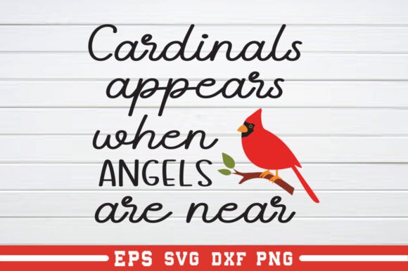 Cardinals Appears when Angels Are SVG
