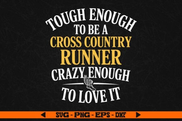 Crazy Enough to Love Cross Country SVG