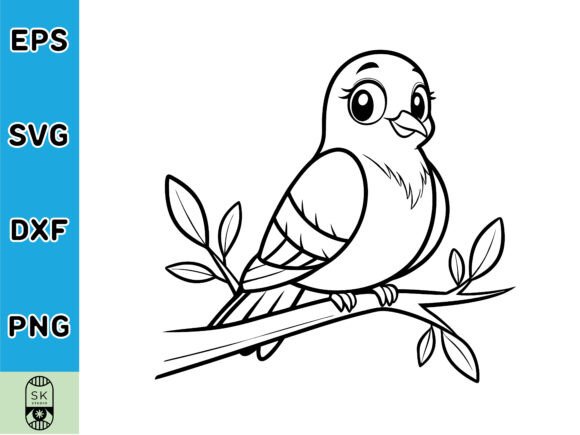 Cute Domestic Pigeon SVG