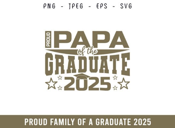 Papa of the Graduate Graduation Day SVG
