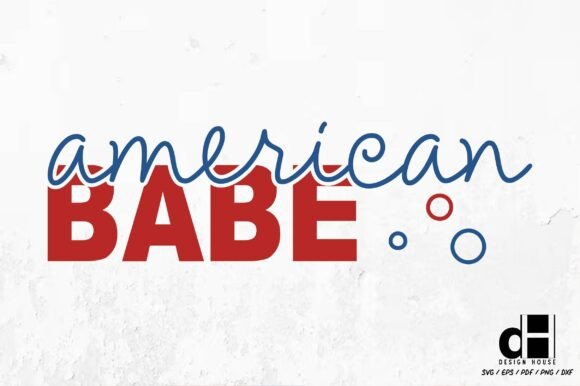 Retro American Babe SVG PNG