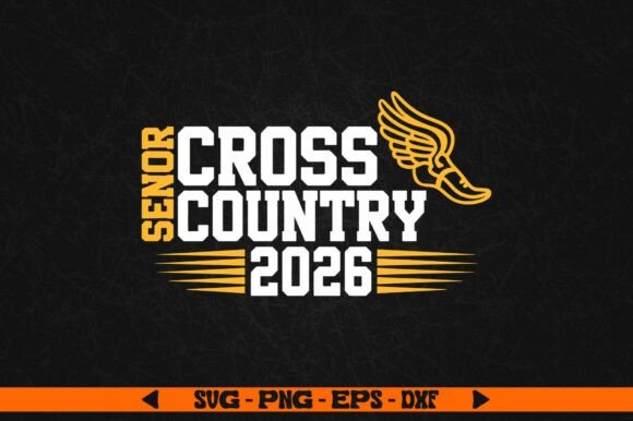 Senior Cross Country 2026 XC SVG PNG