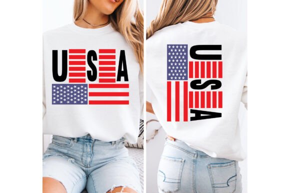USA 4th of July Svg T Shirt Design