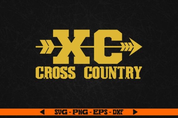 XC Cross Country Logo SVG PNG